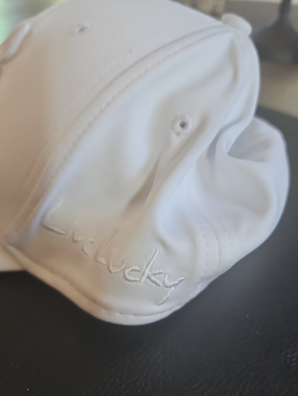 Lucky Brand Baseball Cap Unisex 0S White Embroidered Logo Adjustable